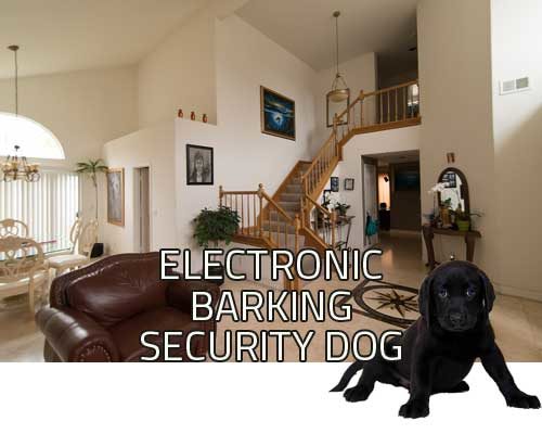 electronic barking security dog