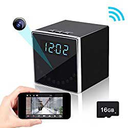 hidden camera clock wifi