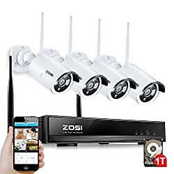 wireless security cameras with DVR